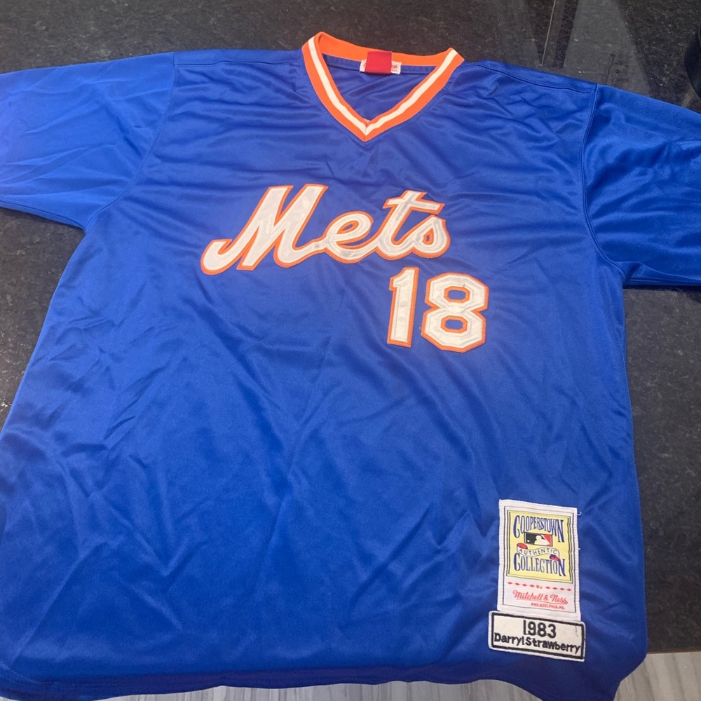 Mets Daryl Strawberry throwback size XL(52)
